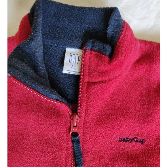 GAP kids Half-Zip fleece Pullover Sweater. Size 3 years. - Picture 2 of 3
